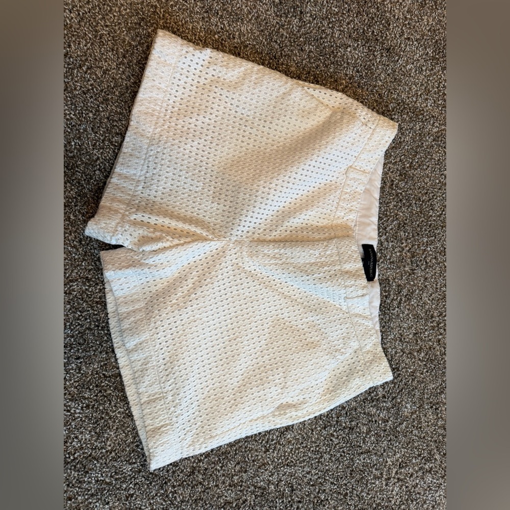 COPY - Banana Republic Shorts Womens Size 10 Short Eyelet Girly White Preppy be…